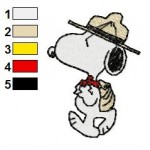 Snoopy 29 Embroidery Design